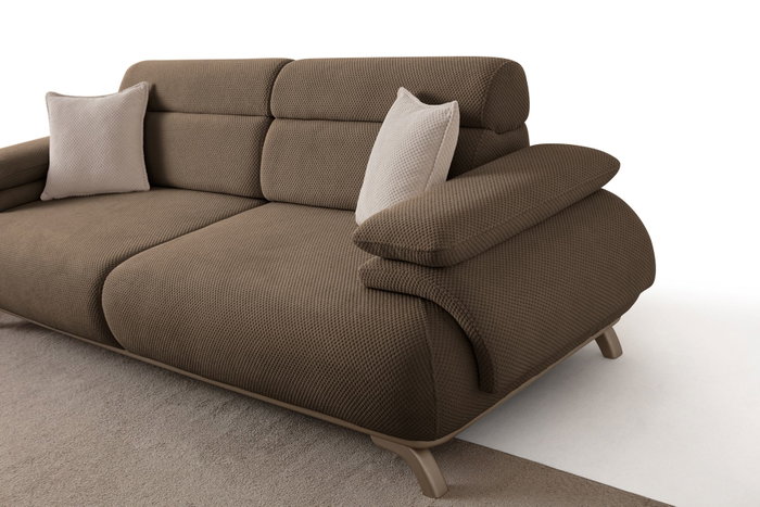 Atelier Del Sofa Bonjo Silver - Earth Sofá de 3 plazas